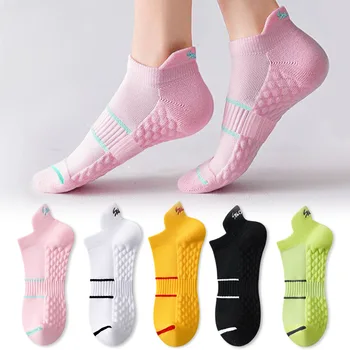 1 чифт/баскетболни памучни чорапи с плитка защита за краката, професионални спортни чорапи, абсорбиращи потта, дишащи чорапи за бягане