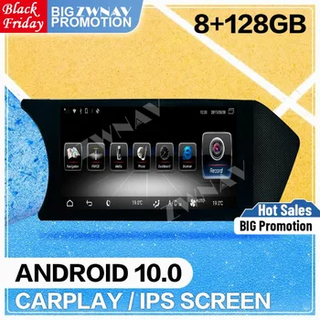 128 Г Android 10 Автомобилен Стереоплеер GPS За MERCEDES-BENZ C Klasse C204 2011 2012 2013 2014 Аудио Видео Мултимедия Радио Главното Устройство