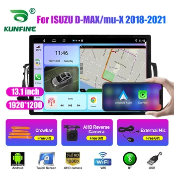 13,1-инчов Автомобилен Радиоприемник за ISUZU D-MAX mu-X 2018-2021 Кола DVD GPS Навигация Стерео Carplay 2 Din Централна Мултимедиен Android Auto