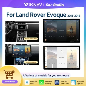 13,6-Инчов Android-Екран За Land Range Rover Vogue Evoque Sport 2013-2018 Безжичен Автомобилен GPS Навигатор Carplay, Мултимедиен Плеър