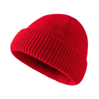 2 бр. в Есенно-зимната мода нова вълна вязаная топла шапка-пуловер за двойки