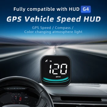 2023 Авто HUD GPS Скоростта на Автомобила Автоматично Бордови Компютър Централен Дисплей Автомобилен Скоростомер Електронни Аксесоари За Всички Автомобили