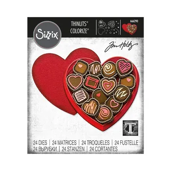 2023 Декември, Нова ретро Кутия за шоколад във формата на сърце за Свети Валентин, метални режещи форми за самостоятелно приготвяне на поздравителни картички, scrapbooking