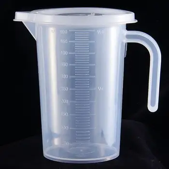 500 мл/1000 мл/2000 мл Огнеупорни мерителна чаша, стабилна пластмасова прозрачна скала, преносим мерителна кана, кухненски прибори