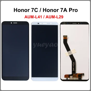 AUM-L41 Дисплей за Честта 7C LCD дисплей с сензорен екран Дигитайзер, ATU LX1/L21 За Huawei Honor 7A Pro AUM-L29 Подмяна на LCD дисплея