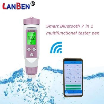 Bluetooth PH EC TDS Метър соленост на Цифров тестер за качеството на питейната вода Smart Online Monitor Control APP за аквариумного басейна