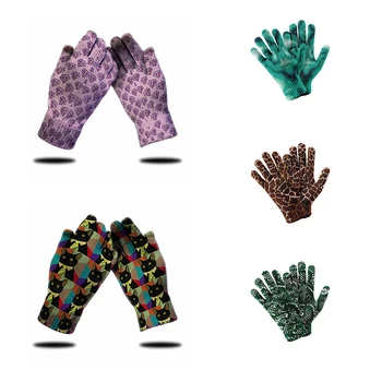 Crochet Ръкавици за възрастни, градински ръкавици за ежедневна работа, ръкавици за сензорен екран за мобилен телефон, строителни заваръчни дървообработващи ръкавици