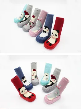 DHL, 50 чифта детски чорапи за разходки, зимни изолирана чорапи на пода, мультяшные детски чорапи за момчета и момичета, нескользящие топли чорапи от памук