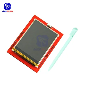 diymore 2,4 инчов TFTЖК-дисплей Модул 240X320 ILI9341 Водача със Слот за TF карти Тъчпад LCD дисплей за Arduino R3 MEGA2560