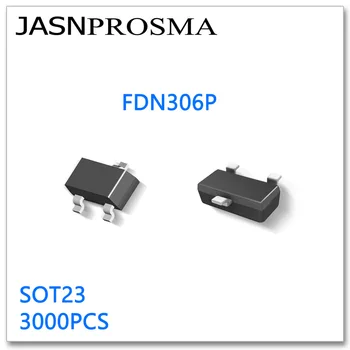 JASNPROSMA FDN306P SOT23 3000 бр. P-Канален 12v Високо качество Произведено в Китай FDN FDN306