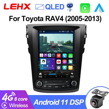 LEHX L6 Pro 2Din Android 11 Радиото в автомобила на Мултимедия Видео За Toyota RAV4 Рав 4 2005-2013 Carplay GPS Навигация Стерео Tesla 9,7