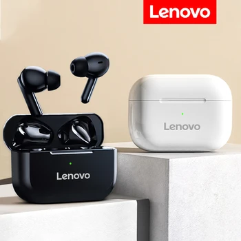 Lenovo New 2023 Безжични слушалки Bluetooth Слушалки в ушите Слушалки за Слухови апарати Стерео Fone TWS с микрофон за спортни телефони