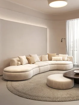Nordic arc луксозен диван висок клас по поръчка за хола, дом, големи и малки размери, плат ъглов диван без технология на измиване, pr