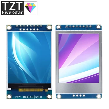 TZT 1,77 инчов TFT LCD екран с 128*160 1,77 TFTSPI TFT Цветен Екран, Модул за Сериен Порт Модул За Arduino UNO R3