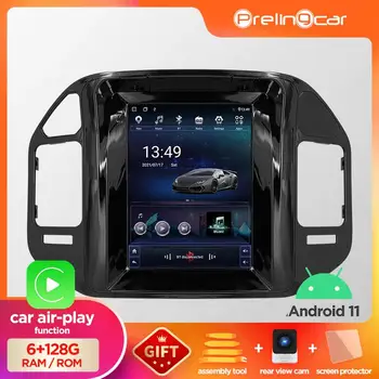 Авто Android 10 радиоплеер за Mitsubishi Pajero V73 2004-2011 Мултимедия видео GPS навигация за вертикално на екрана в стила на Tesla