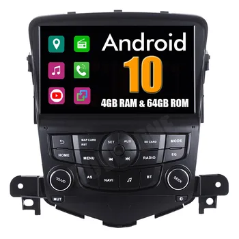Авто радио, мултимедиен плеър за Chevrolet Cruze Lacetti 2, восьмиядерный Android 10, автомобилен GPS навигатор, стерео-навигатор