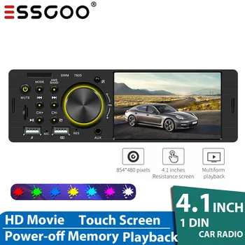Автомобилно радио ESSGOO 1 Din HD 4,1 