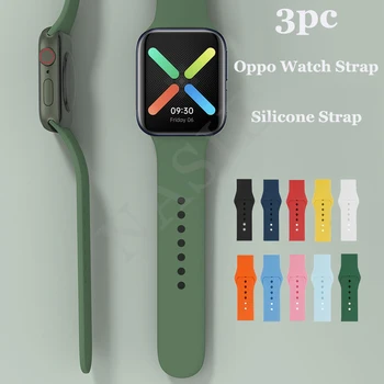 взаимозаменяеми каишка за часовник Oppo Sport Watch, умен каишка за часа, 46 мм 41 мм, силикон каишка за часовник Oppo, гривна