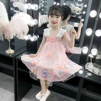 Детско празнично рокля за момичета, добре облечени детска принцеса, елегантни ретро рокли за момичета в китайски стил, детски дрехи за деца от 2 до 12 години