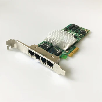 За Intel EXPI9404PTL четырехпортовая гигабитная мрежова карта PCI-E 82571PRO/1000PT