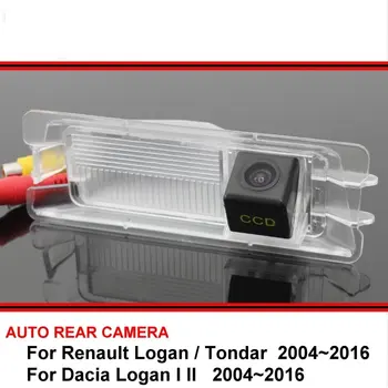 За Renault Logan Tondar За Dacia Logan I II HD Автомобилни Камери гръб CCD Нощно Виждане Скоба на Камерата за Задно виждане-Водоустойчива