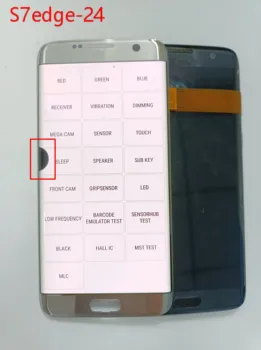 За Samsung Galaxy S7 edge G935 G935F G935FD SM-G935FD Сензорен Дисплей Дигитайзер В Събирането на Замяна С Черни Точки