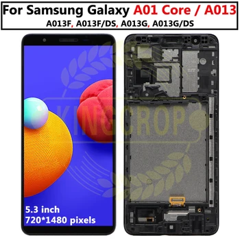 За Samsung Galaxy А01 основната LCD дисплей SM A013G A013F A013G A013M/DS LCD сензорен дисплей, Дигитайзер, възли за samsung lcd A013