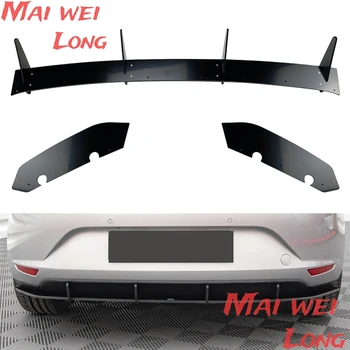 Защитното фолио на задната броня от въглеродни влакна F10 M5 за BMW F10 M5 с led подсветка 2010-2016