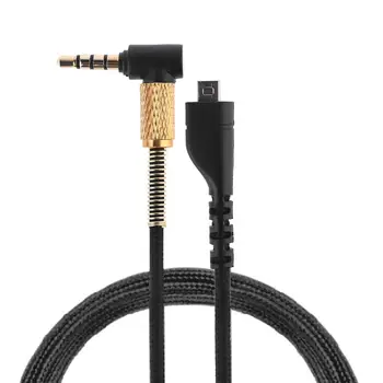 Кабел M68F за подмяна слушалки с 3,5 мм 1,5 метра и 60 сантиметра, за да Arctis 3 5 7 9X Удължител за кабел слот за слушалки