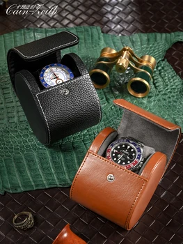 Калъф за механични часовници, Кутия за съхранение, Пътна Чанта, Преносими Луксозни Кожени Кутии за часовници, Органайзер за мъже, Ролка за часа, Идеи за подаръци