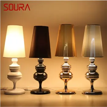 Класически настолни лампи SOURA, модерен, креативен настолна лампа за дома, спални, прикроватной нощни шкафчета, всекидневна