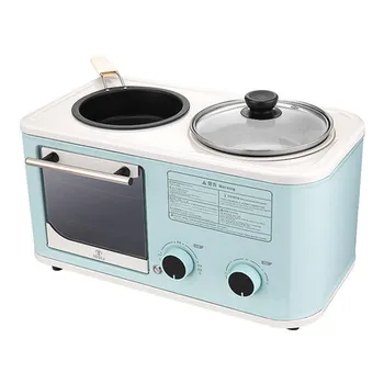 Машина за закуска BLY-ZA02, домакински малък тостер, машина за сандвичи, многофункционална машина за закуска, пържене, печене, приготвяне на храна