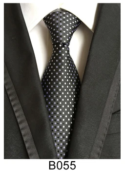 Нови джаджи, класически мъжки вратовръзка 8 см, синя вратовръзка, оранжево-червена копринена вратовръзка