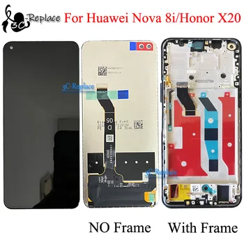 Оригинален 6,67 инча За Huawei Nova 8и NEN-L22 NEN-LX1 LCD сензорен дисплей и Цифров Преобразувател в Събирането/С Рамка За Честта X20
