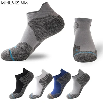 Открит Баскетбол Глезените Чорапи Памук Цветни Кърпа Дъно Дишащ Под Наем Бягане Спорт Пътуване Неявяване Чорапи Професионално