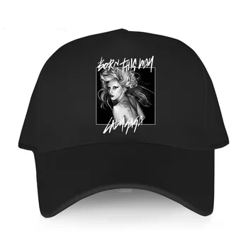 памучен унисекс Регулируема бейзболна шапка Capas De Cd Lady Gaga Мъжки солнцезащитная шапка Дамска Лятна Шапка на Директна доставка