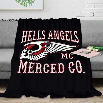 Произведено по поръчка фланелевое одеяло Merced Angels, персонализиран подарък за снимка, направи си сам