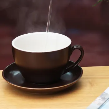 Проста и креативна керамична италианска чашата за кафе с голям капацитет
