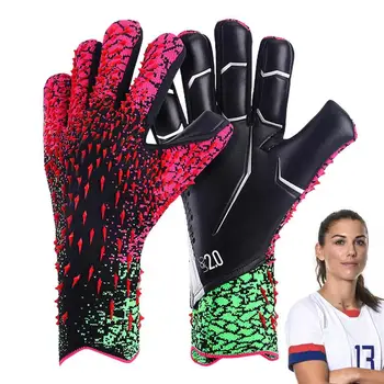 Професионални футболни вратарские ръкавици, футболни мини сгъстено футболни вратарские ръкавици, ръкавици за защита на пръстите, футболно облекло