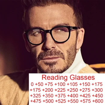 Ретро Очила за далекогледство, мъжки vintage слънчеви очила в малка кръгла рамки, оптични очила с удар от далечно разстояние, анти-Синя светлина, Очила за четене с нитове за жени