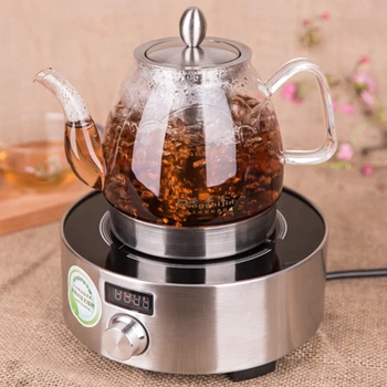 Стъклен чайник за варене на чай чайник за варене на чай, готварска печка, изолационен кана, електрическа керамична печка, електрически чайник