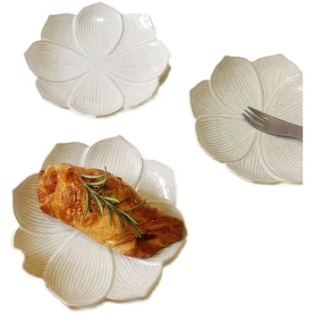 Тава с ретро-винтажным дизайн в японски стил, керамична чиния за дим-самов, Чиния за суши, десерт чиния за торта