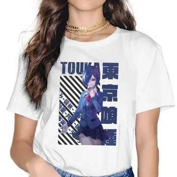 Тениска Tokyo Ghoul Touka Kirishima Harajuku С графичен дизайн, Дамски тениски с кръгло деколте