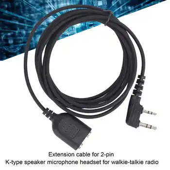 Удължител за слушалки Уоки Токи от мъжа към жената Удлинительный кабел за 2-контакт динамиката на K-тип, микрофонной слушалки