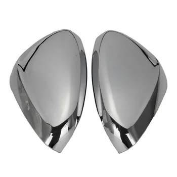 Хромирана капачка огледало за обратно виждане странично крило на капака на огледалото за задно виждане за Peugeot 2008