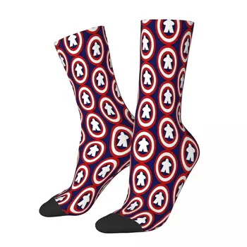 Чорапи за настолна игра Captain Meeple, мъжки и дамски летни чорапи в стил харадзюку