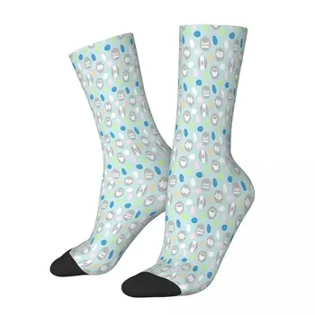 Чорапи за настолни игри с шарени яйца и гнезда с размах на крилата, мъжки и дамски есенни чорапи в стил хип-хоп