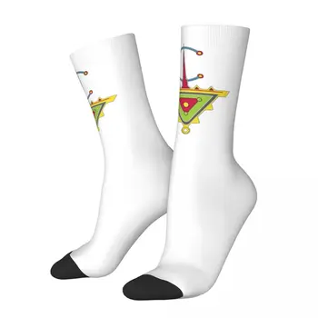 Чорапи с флага берберски Амазига Amazigh Tazerzit - Берберски Тазерзит - Tiseghnas е най-ДОБРЕ да ЗАКУПИТЕ Нови Забавни Реколта Компресия чорапи